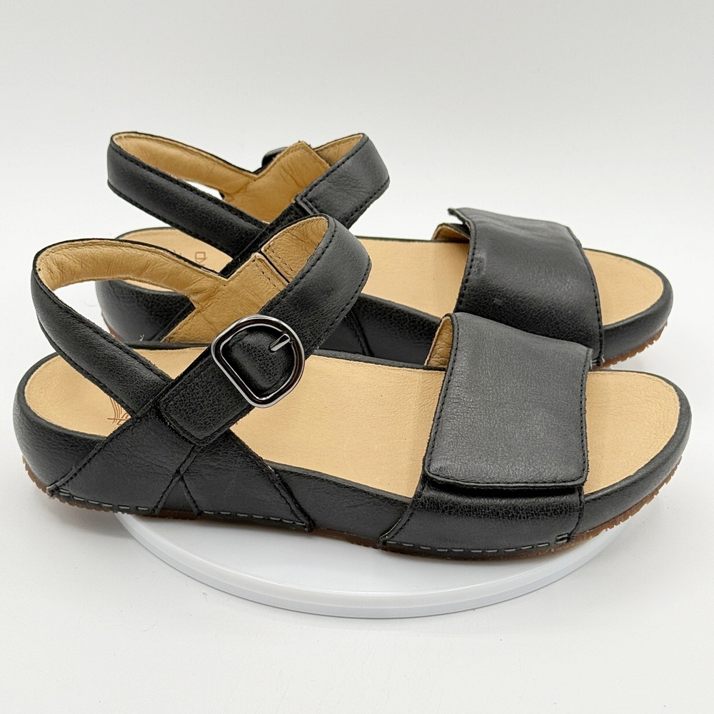 Dansko Tinsley Sandal Black Leather / Size 37 (US 6.5 - 7) Womens / NEW